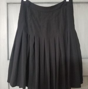 BCBG Max Azria black a-line skirt